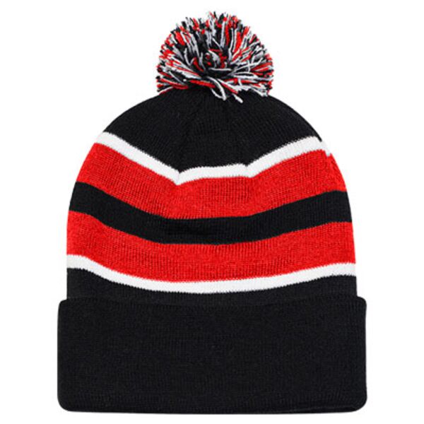 Loose-Fit Pom-Pom Knit Cap Thumbnail