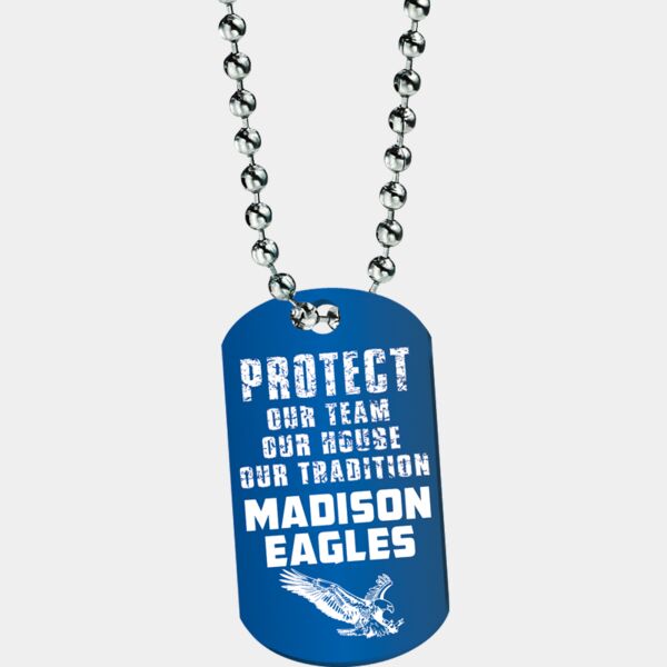 Colored Metal Dog Tag Thumbnail