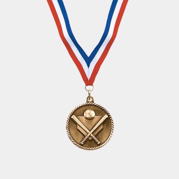Gold Baseball Award Medal Thumbnail
