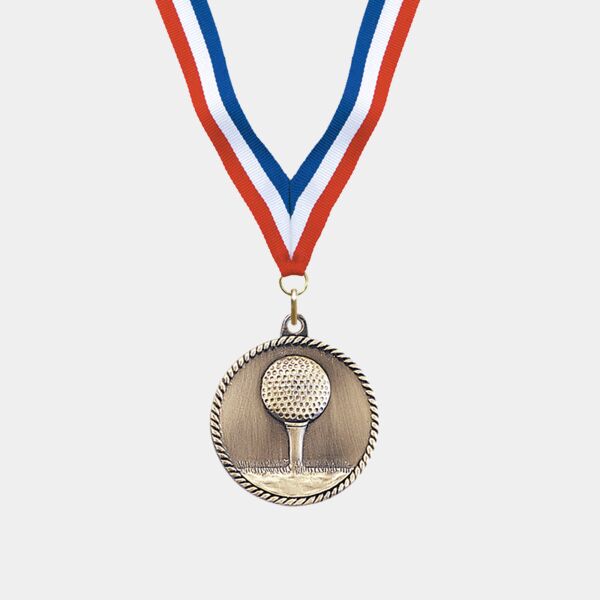 Gold Golf Award Medal Thumbnail