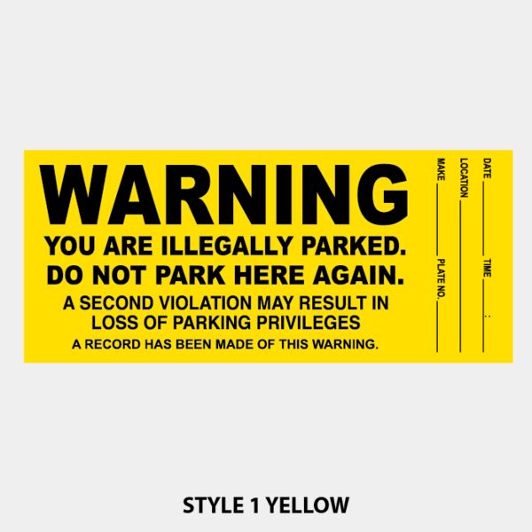 Yellow Warning Labels Thumbnail