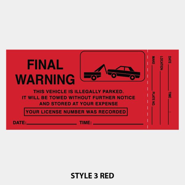 Red Warning Labels Thumbnail