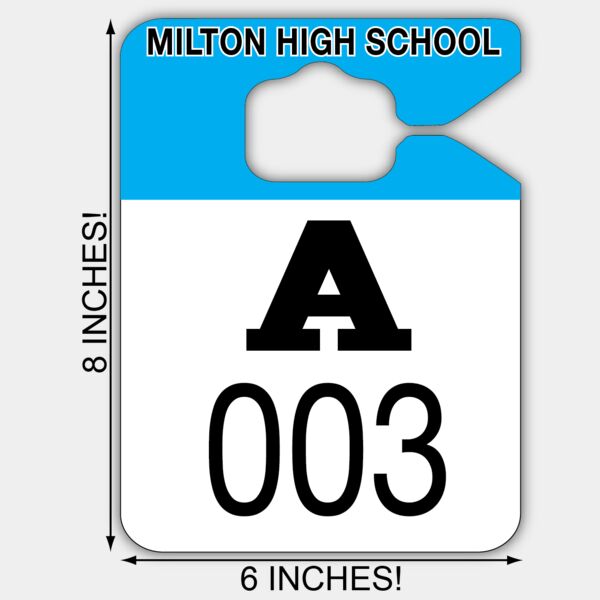 JUMBO Hang Tag Parking Permit Thumbnail