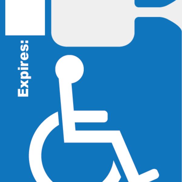 Temporary Handicap Hang Tag Permit Thumbnail