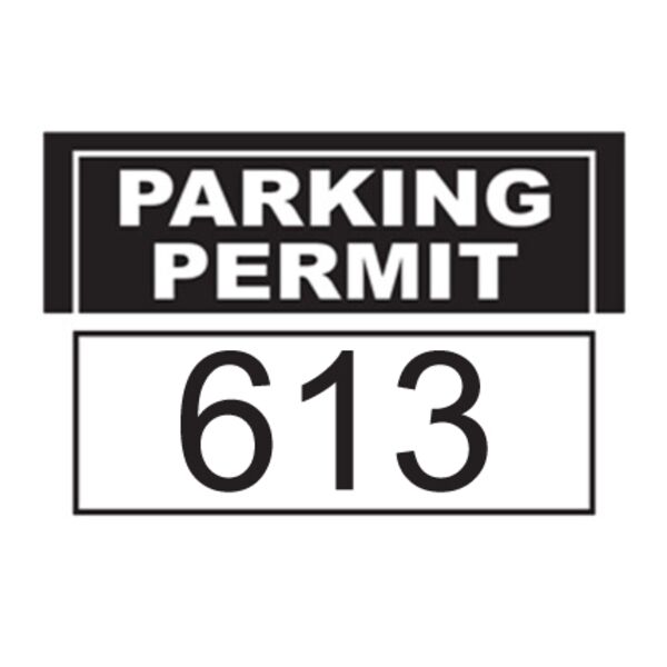 Stock Bumper/Outside Window Decal Permits Thumbnail