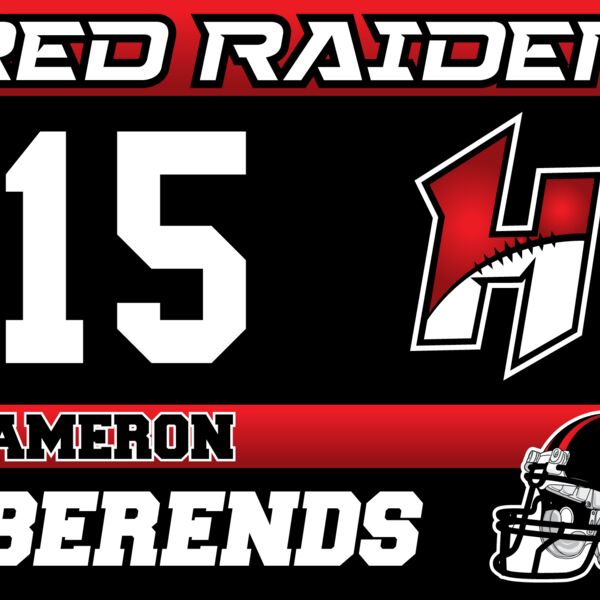 24'' x 18'' Red Raiders Yard Sign Thumbnail