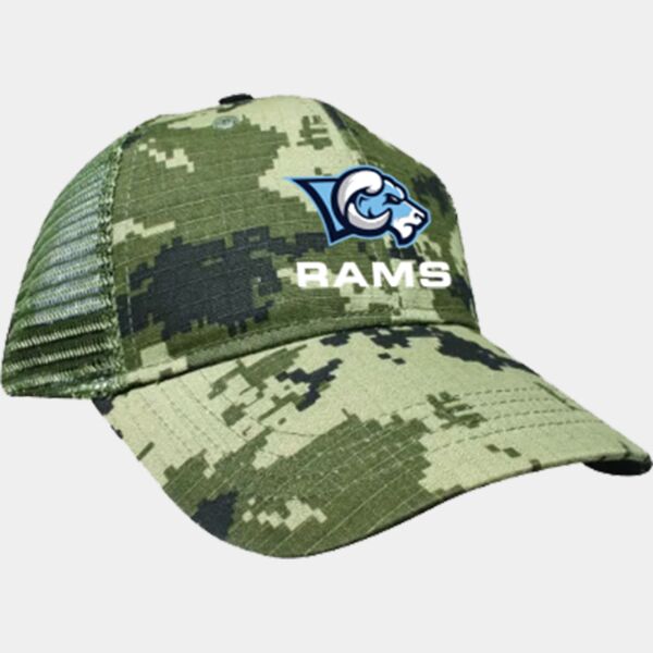 Digital Camo Mesh Back Caps Thumbnail