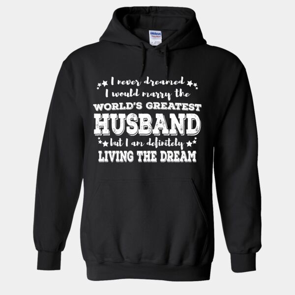 Worlds Greatest Husband - Black Hoodie Thumbnail