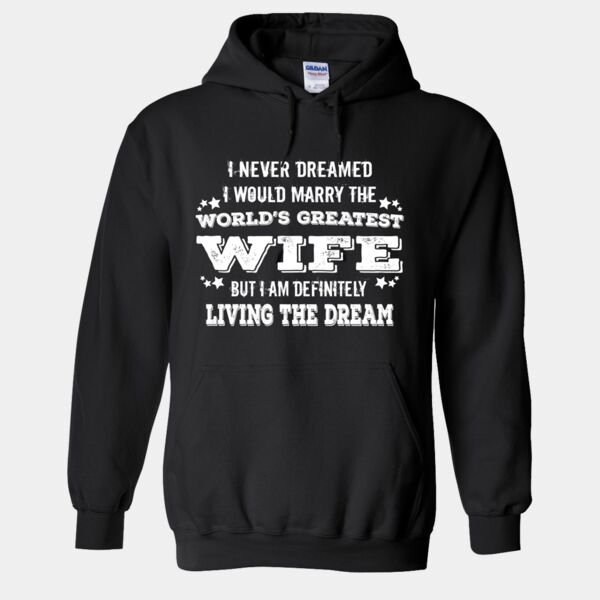 Worlds Greatest Wife - Black Hoodie Thumbnail