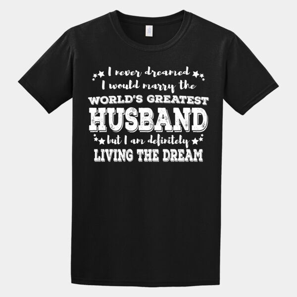 Worlds Greatest Husband - Black T-shirt Thumbnail