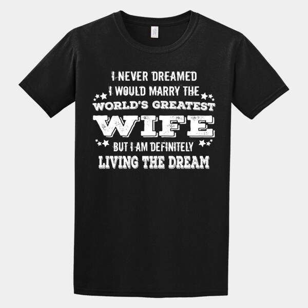 Worlds Greatest Wife - Black T-shirt Thumbnail