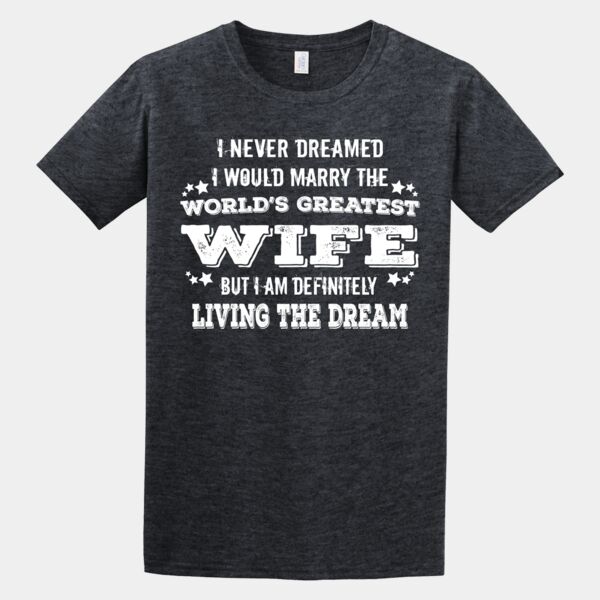 Worlds Greatest Wife - Charcoal T-shirt Thumbnail