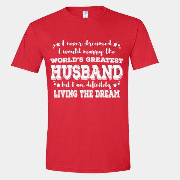 Worlds Greatest Husband - Red T-shirt Thumbnail