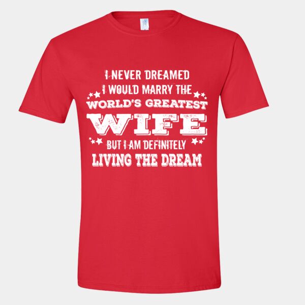 Worlds Greatest Wife - Red T-shirt Thumbnail